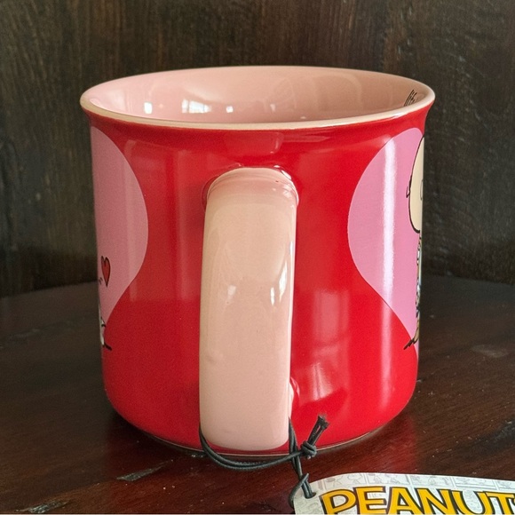Life is Better with Friends - Peanuts Charlie Brown & Snoopy Heart Mug - Picture 5 of 9